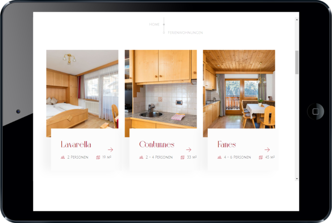 Odlana & Puntin Apartments tablet